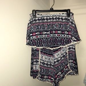 xsmall strapless romper